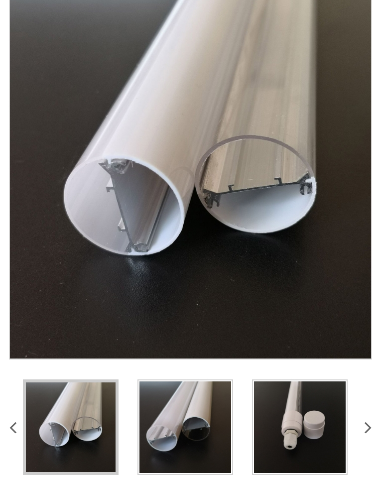 Alloggiamento del tubo a LED con certificazione V0 e EN4545-2 del ritardo di fiamma e certificazione