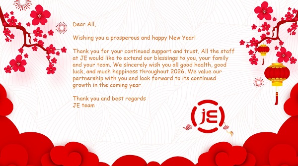 Calorosi auguri per il nuovo anno - Da JE