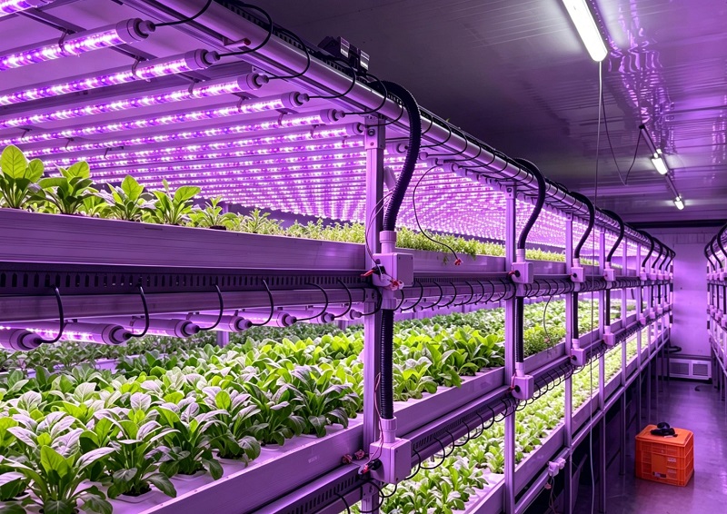 Applicazioni dell'alloggiamento JE IP65 LED T8 negli stabilimenti produttivi