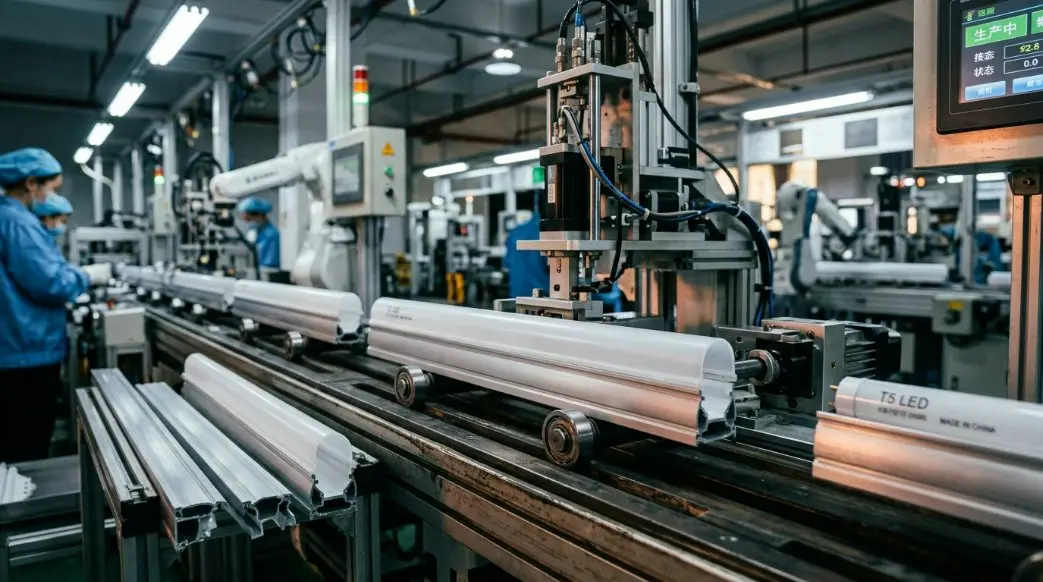 La principale fabbrica cinese di alloggiamenti per tubi LED T5: la guida 2026 alla conformità alla progettazione ecocompatibile e all'approvvigionamento personalizzato automatizzato